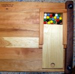 Chinese Checkers 11 -A marble holding compartment has been built and feet have been screwed in -.JPG