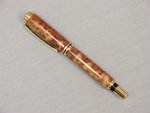 Titanium Gold Baron Rollerball and Austrailian Two Tone Red Morrell (Medium).JPG