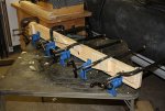 new stretcher in clamps.jpg