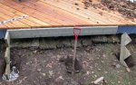 Deck building 42 -Digging holes to support the stair stringers -small.JPG