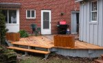 The steps are temporarily installed on the deck -small.JPG