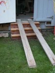 Shed tour 05 -The ramps fit over the workshop steps.JPG