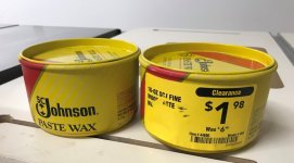 Johnson's Paste Wax on Clearance at Lowe's(?)