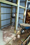 Wood Shed 27 -Installing floor -3 -small.JPG