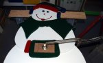 Xmas Lawn Figures 17 -Clamping a hard to reach part on the Snow Lady -small.JPG