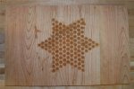 Brooke's Chinese Checker board 06 -Chips in the holes -small.JPG