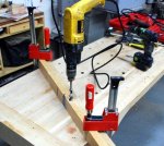 Woodworking bench 36 -The drill jig broke, so I made my own -small.JPG