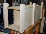 Woodworking bench 43 -Testing the legs for fit -small.JPG