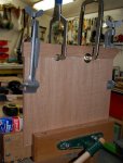 Oak Filing Cabinets 40 -Gluing edges to the cabinet top surface -small.JPG