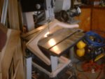 Shaping leg on band saw.jpg