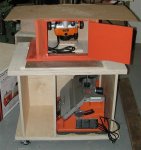 Partly built router table on top of cart -small.JPG