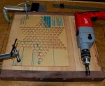 41 -Template clamped to a board -small.JPG