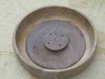 cherry bowl inside with walnut blank to be reduced.jpg