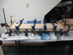 legs glued up in clamps.JPG