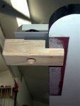 Mobile cart 30 -I glued a strip of sandpaper under table to stop clamps from slipping -small.JPG