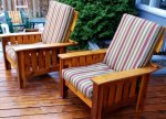 Kristel's 2 Morris-inspired chairs 0n -Finished -small.JPG