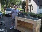 me, the lathe, and the new cabinet.JPG