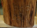 Totem carving 31 -I carved in my initials and the year -small.JPG