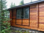 French doors for cabin 01 -Place where I plan to put French doors in cabin.JPG