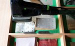 French doors for cabin 07 -Molding hand sanded using Lee Valley profiles and Norton 150 paper -R.JPG