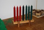 finished kwanzaa candle holder.jpg