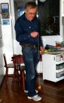Turning yo-yos 13 -Frank testing a yo-yo -small.JPG