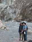 Murali and Jim with the glacier Gaumukh in background -small.JPG