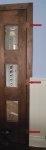 Kitchen to Dining Room door project 32 -Mortises on the wrong face -small.JPG