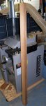 Floor lamp base -08 -Glued-up column planed down to 6 centimetres on each side -small.JPG