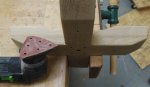 Floor lamp base -25 -Deltex sander used on some surfaces -small.JPG