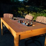 outdoor table with beer cooler.jpg