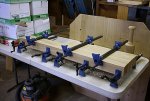 003 bed posts glued and clamped.jpg