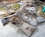 Laying flagstone for patio (06-27) -a little progress in 3 hours -small.JPG