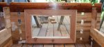 Log building kit from old fence 22 -Building a wall that has a window -3 -small.JPG