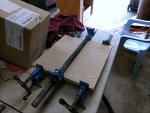 001 first blank in clamps.JPG
